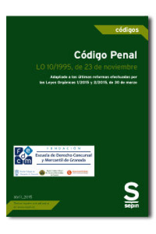 Knjiga Código Penal EDITORIAL SEPIN