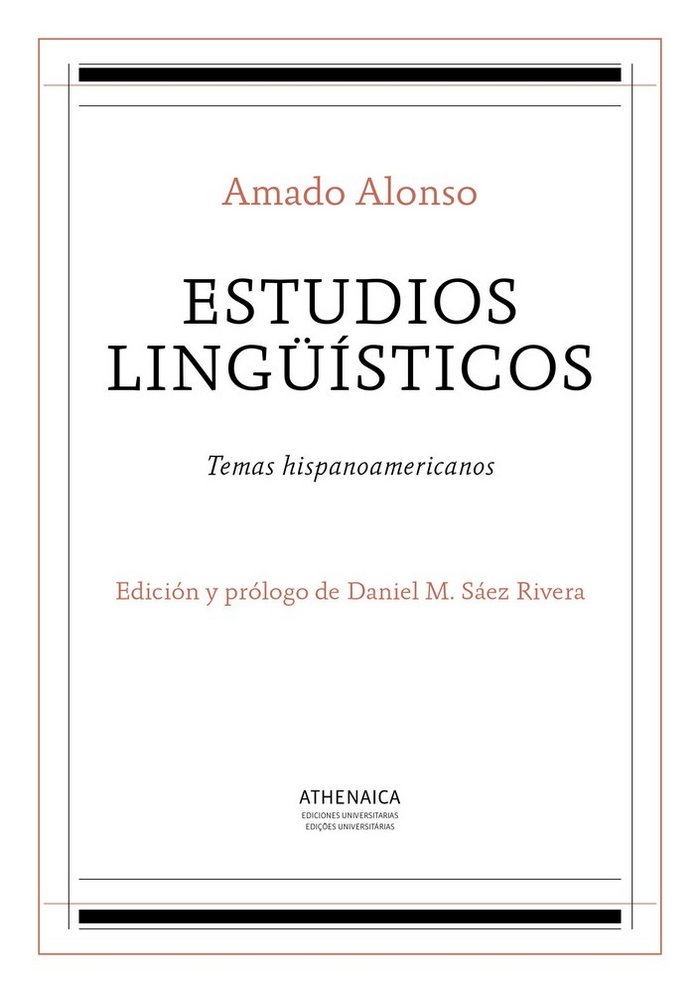 Könyv Estudios lingüísticos Alonso García