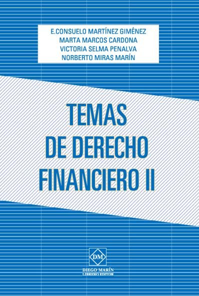 Kniha TEMAS DE DERECHO FINANCIERO II MARTINEZ GIMENEZ