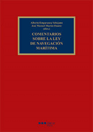 Könyv Comentarios sobre la Ley de Navegación Marítima Martín Osante