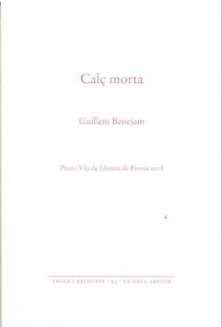 Knjiga Calg morta Benejam Taltavull