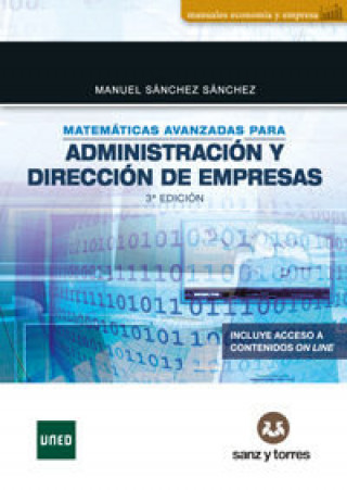 Книга Matemáticas avanzadas para la Economía Sánchez Sánchez