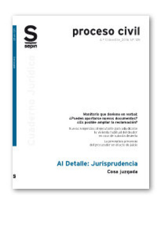 Knjiga Cosa juzgada Editorial Sepin