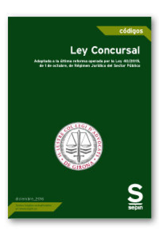 Книга Código Ley Concursal EDITORIAL SEPIN