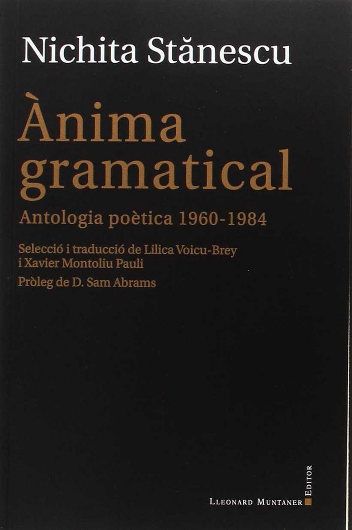 Kniha Ànima gramatical Stanescu