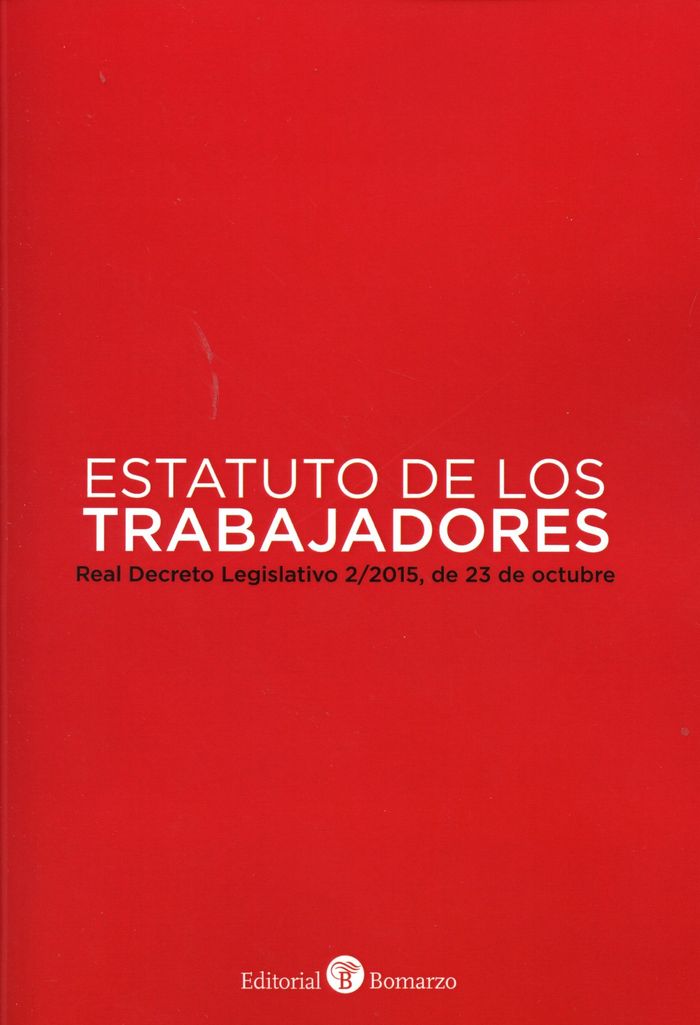 Knjiga Estatuto de los Trabajadores 