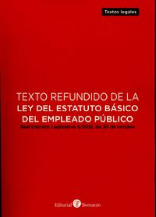 Libro Estatuto Básico del Empleado Público 