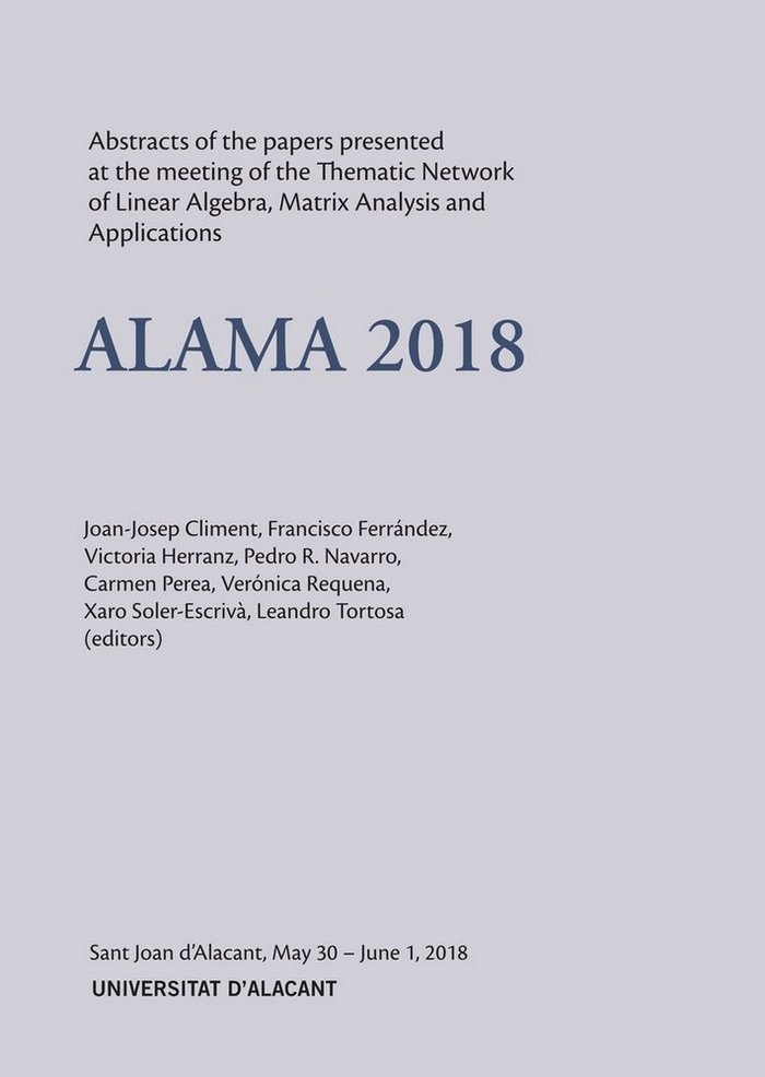 Boek ALAMA 2018 Climent Coloma