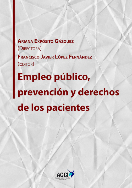 Kniha Empleo público, prevención y derechos de los pacientes 