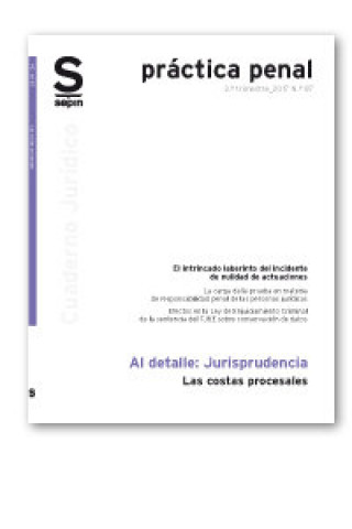 Knjiga Las costas procesales Editorial Sepin