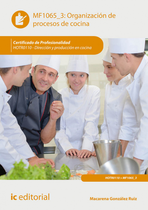 Kniha Organización de procesos de cocina. HOTR0110 - Dirección y producción en cocina González Ruiz