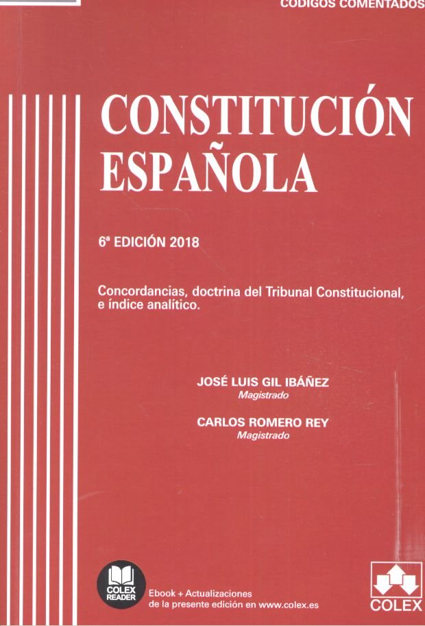 Kniha Constitución Española Gil Ibáñez