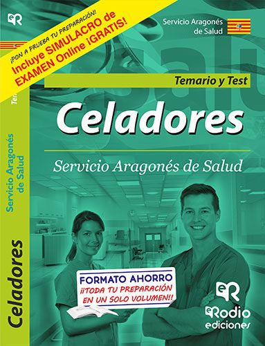 Carte Celadores. Temario y test. Servicio Aragonés de Salud. Primera edición. 