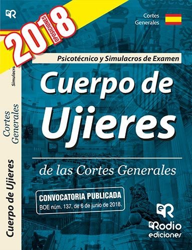 Kniha Cuerpo de Ujieres de las Cortes Generales. Psicotécnico y Simulacros de Examen 
