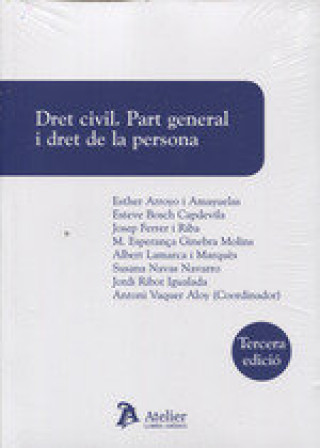 Kniha Dret civil. Part general i dret de la persona. 3a ed. ARROYO I AMAYUELAS