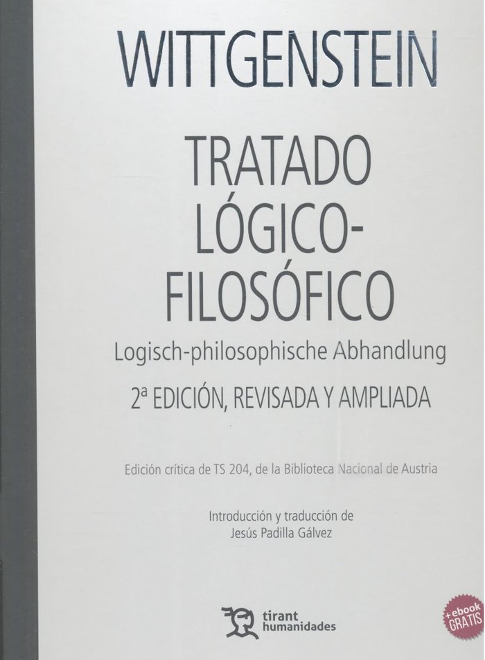 Book Tratado lógico-filosófico 2ª Edición Wittgenstein