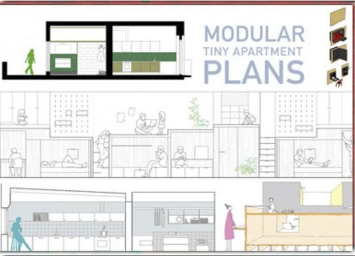 Knjiga Modular Tiny Apartment Plans Minguet