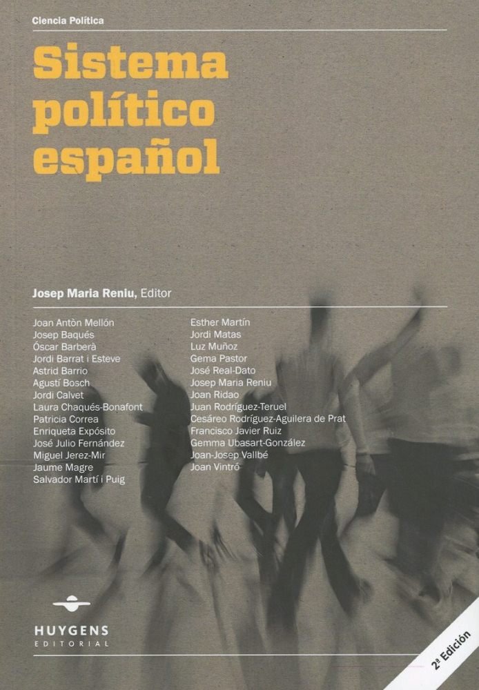 Kniha Sistema Político Español 2a edición Reniu