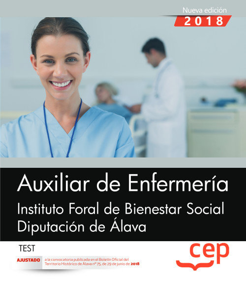 Könyv Auxiliar de Enfermería. Instituto Foral de Bienestar Social. Diputación de Álava. Test 