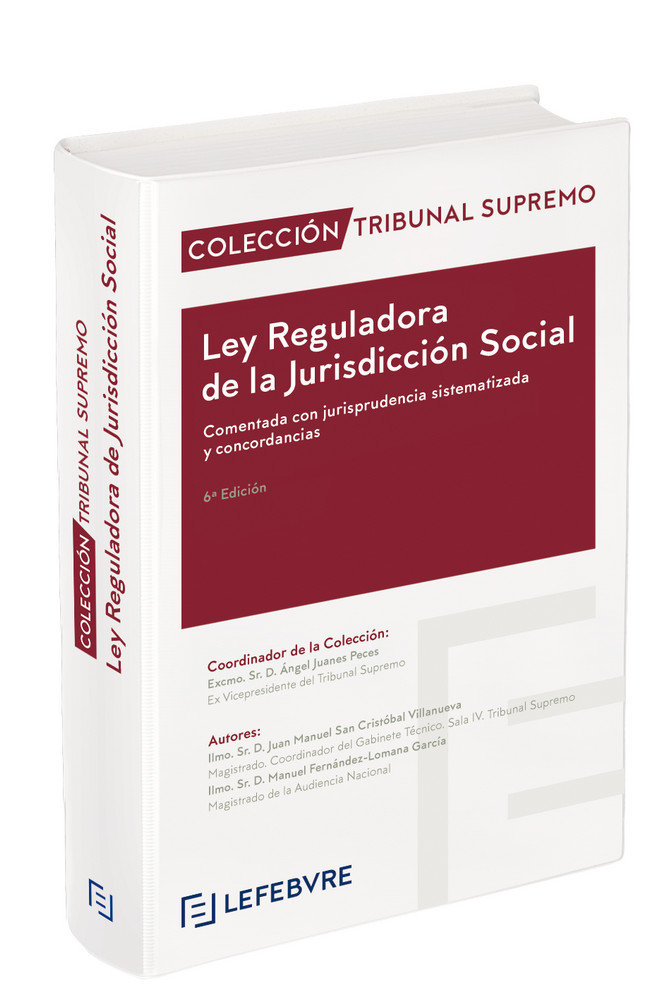 Книга Ley Reguladora de la Jurisdicción Social comentada 6ª edc. Lefebvre-El Derecho