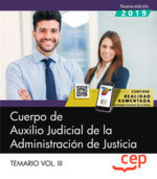 Kniha Cuerpo de Auxilio Judicial de la Administración de Justicia. Temario Vol. III. CEP