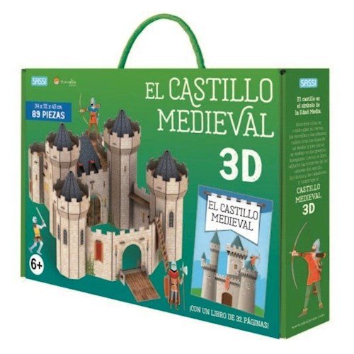 Carte EL CASTILLO MEDIEVAL 3D CARTON CON MAQUE I. TREVISAN
