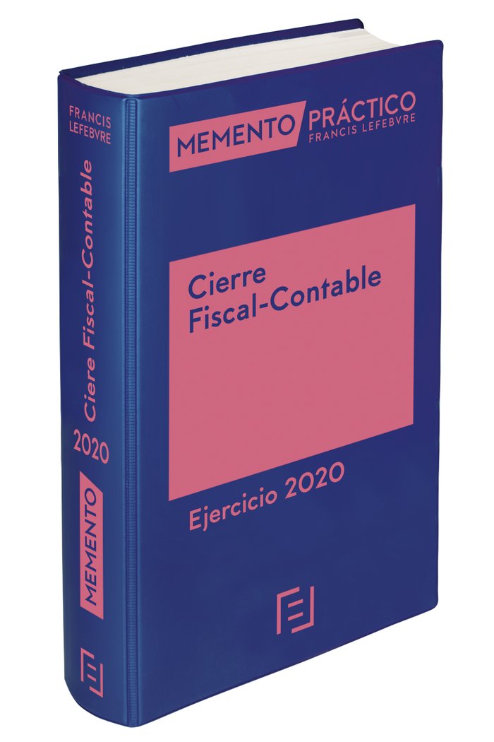 Carte Memento Cierre Fiscal-Contable. Ejercicio 2020 