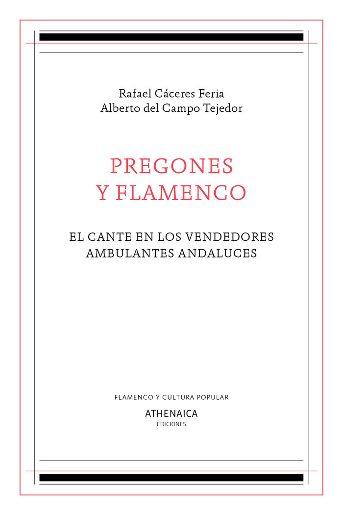 Książka Pregones y flamenco Cáceres Feria