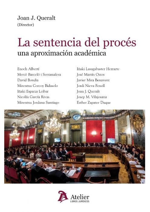 Kniha La sentencia del procés: una aproximación académica. Queralt Jiménez