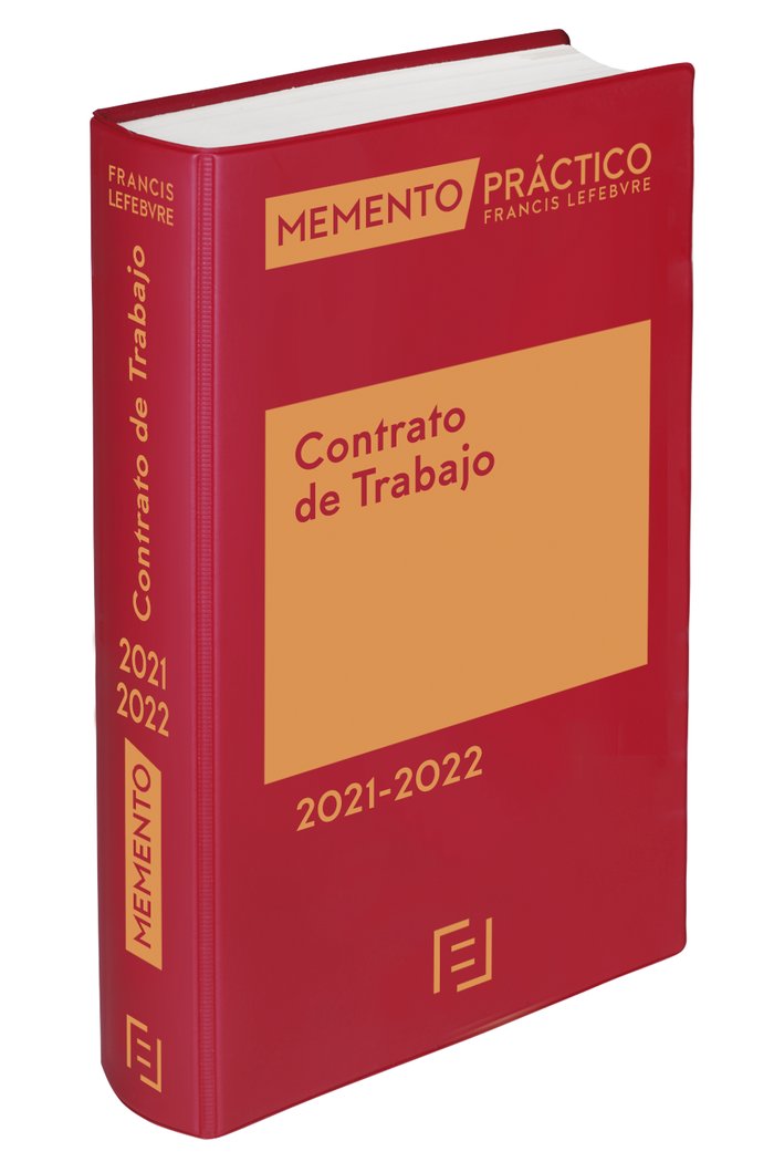 Kniha Memento Contrato de Trabajo 2020-2021 Lefebvre-El Derecho