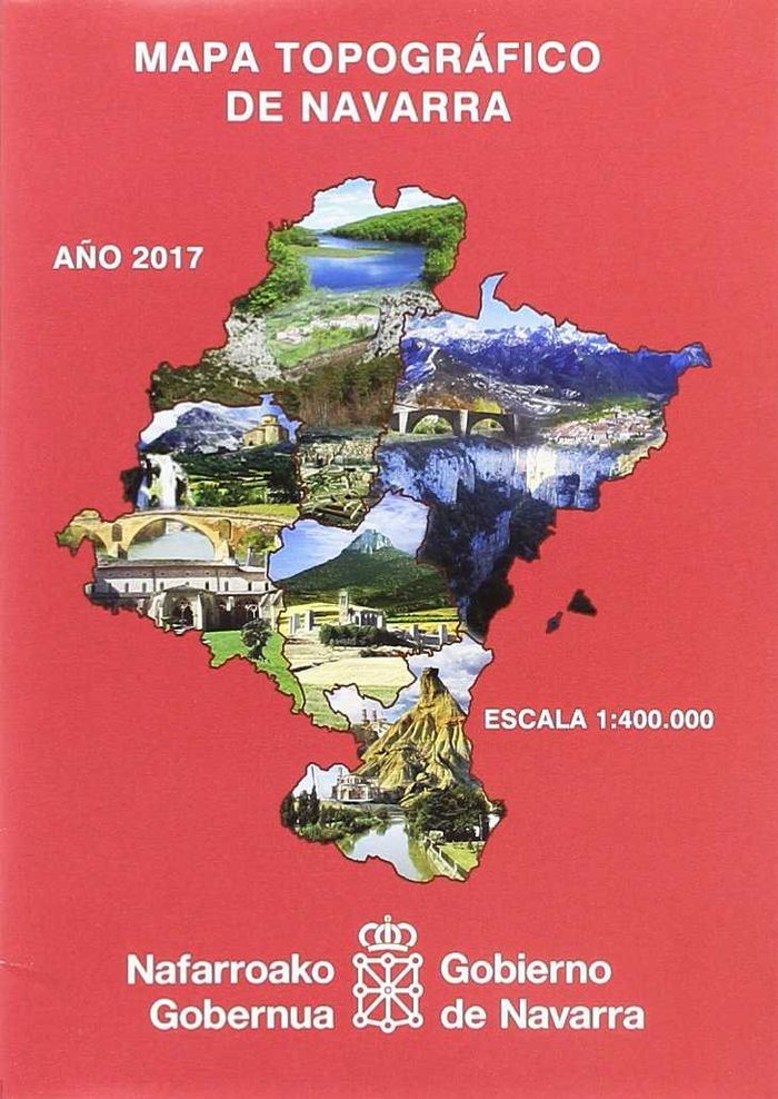 Knjiga Mapa topográfico de Navarra, E 1:400.000 