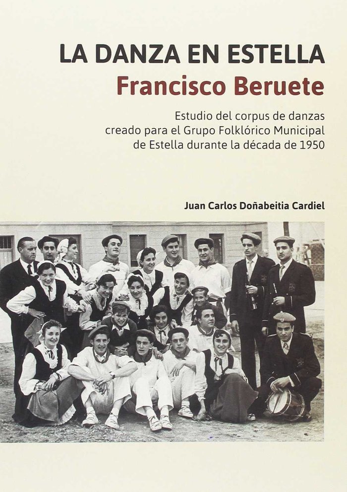Kniha La danza en Estella. Francisco Beruete Doñabeitia Cardiel