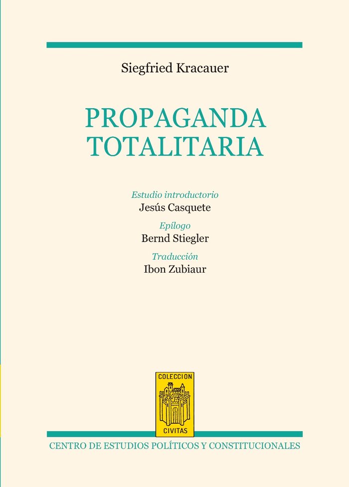 Buch Propaganda totalitaria Krakauer