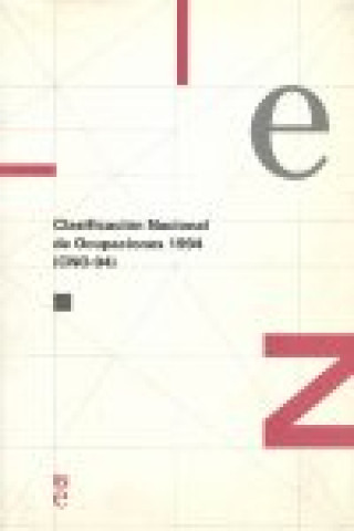 Könyv Clasificación Nacional de Ocupaciones 1994 (CNO-94) 