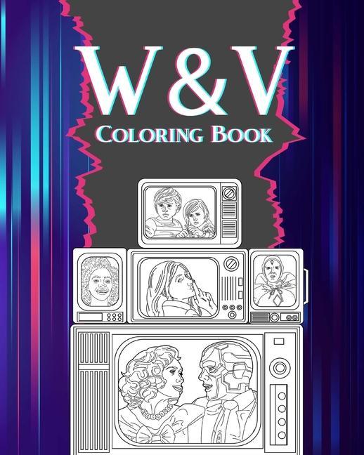 Książka WandaVision Coloring Book 