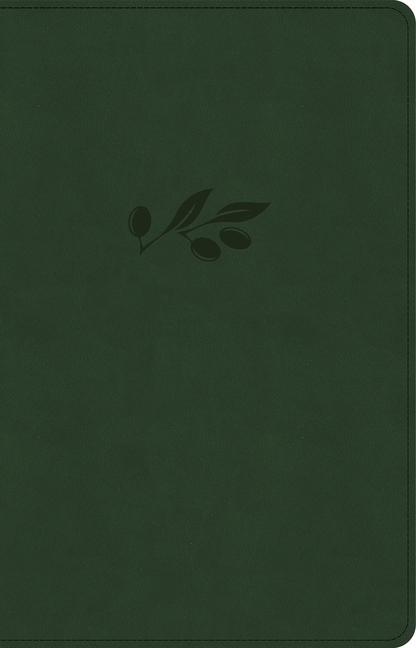 Book NASB Large Print Personal Size Reference Bible, Olive Leathertouch, Indexed 