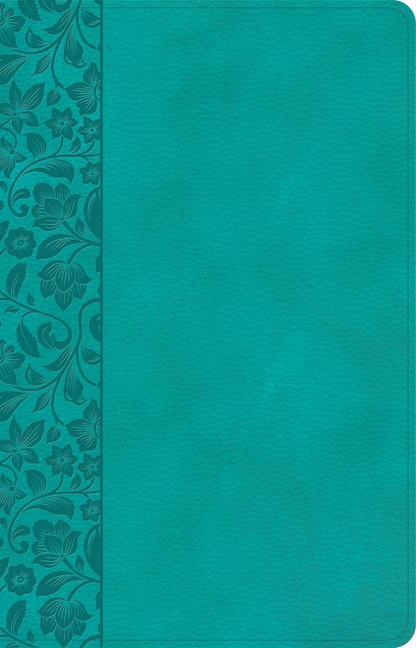 Книга NASB Large Print Personal Size Reference Bible, Teal Leathertouch 