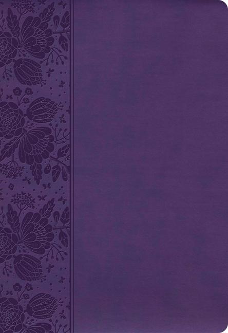 Книга CSB Super Giant Print Reference Bible, Purple Leathertouch, Value Edition 