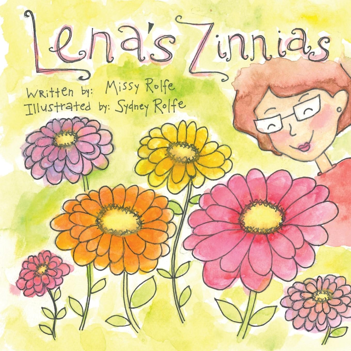 Carte Lena's Zinnias 
