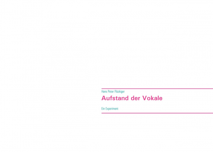 Buch Aufstand der Vokale 