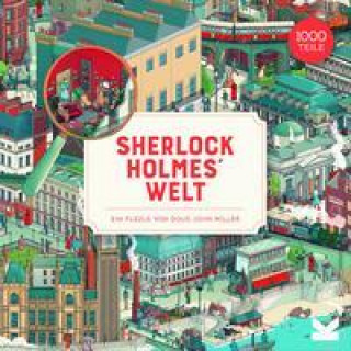 Hra/Hračka Sherlock Holmes' Welt. Puzzle 1000 Teile Doug John Miller