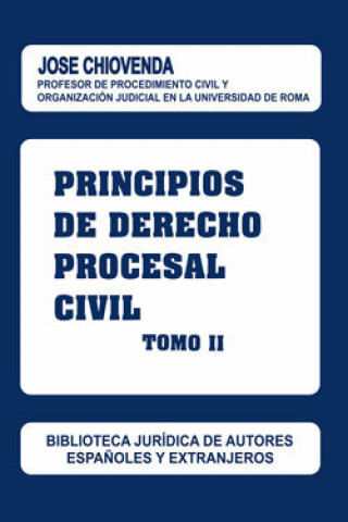 Kniha Principios de Derecho procesal civil Chiovenda