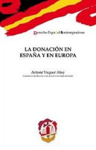 Kniha La donación en España y en Europa Vaquer Aloy