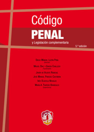 Kniha Código Penal y Legislación complementaria DE VICENTE REMESAL