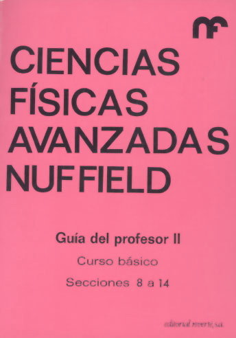Kniha CIENCIAS FISICAS AVANZADAS/PROFESOR-2 NUFFIELD FOUNDATION