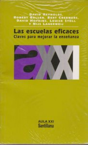 Libro Las escuelas eficaces REYNOLDS