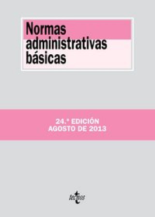 Carte Normas administrativas básicas EDITORIAL TECNOS