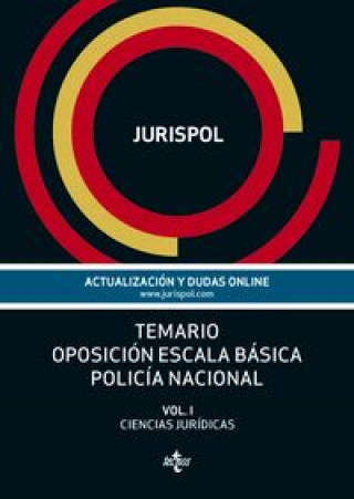 Kniha Temario oposición escala básica polic­a nacional JURISPOL