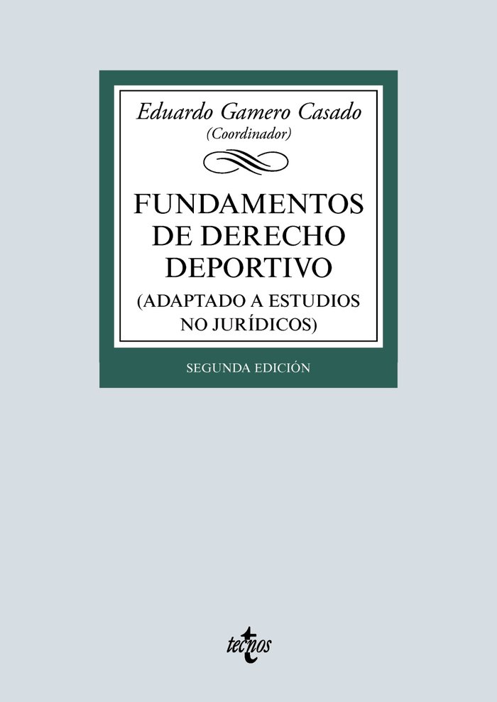 Carte FUNDAMENTOS DE DERECHO DEPORTIVO GAMERO CASADO