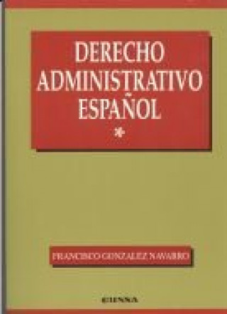 Carte Derecho administrativo español González Navarro